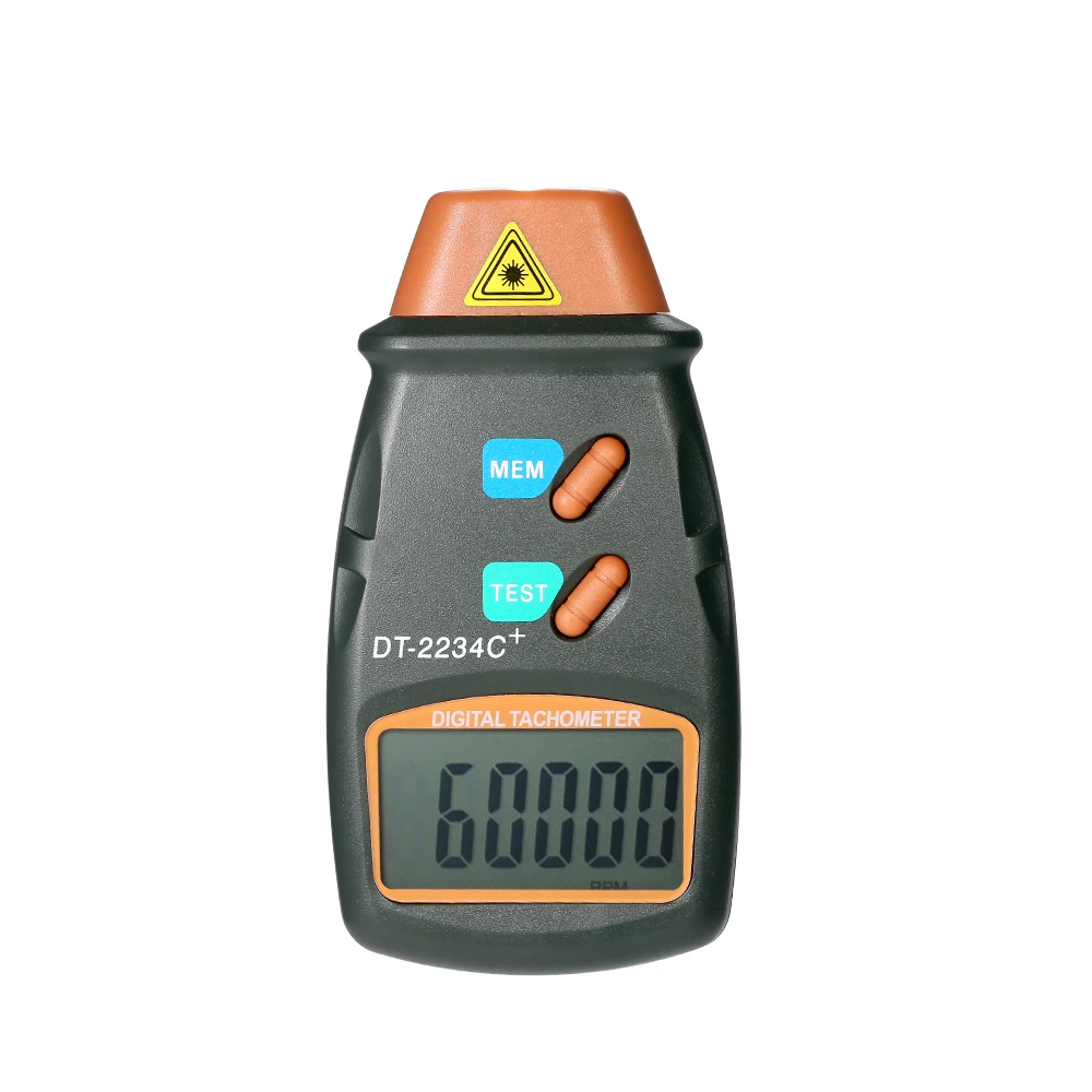 

Handheld LCD Motor Speed Meter Digital Photo Tachometer Laser Non-Contact Tach Range 2.5RPM-99,999RPM with 3pcs Reflective Tape