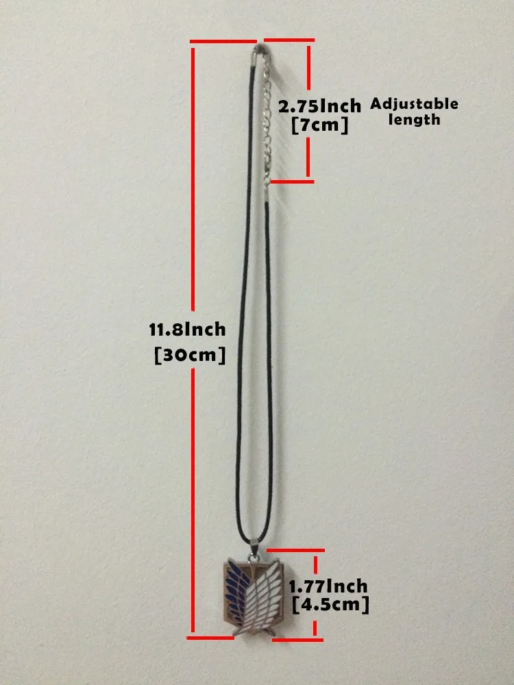 Adjustable Necklace of Attack on Titan Hoodie