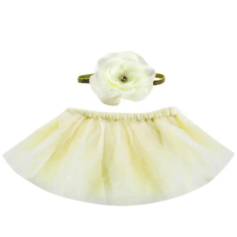 

Baby Tutu Princess Skirts Handmade Headband Baby Girls Ball Gown Skirts Tutu Children's Skirt Costume Outfit Cltohes