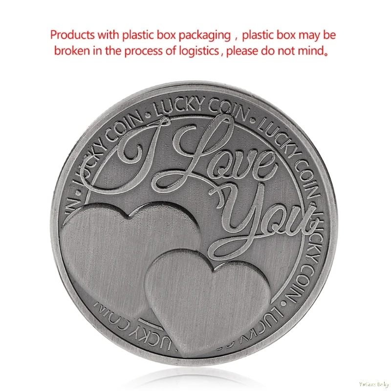 2018 памятная монета с надписью «Lucky Love», романтическая пара, коллекция, арт-подарки, сувенир, неактуальная монета