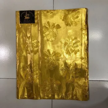 

2pcs/set gold african sego headtie in purple gele headtie gold high quality sego head tie for women