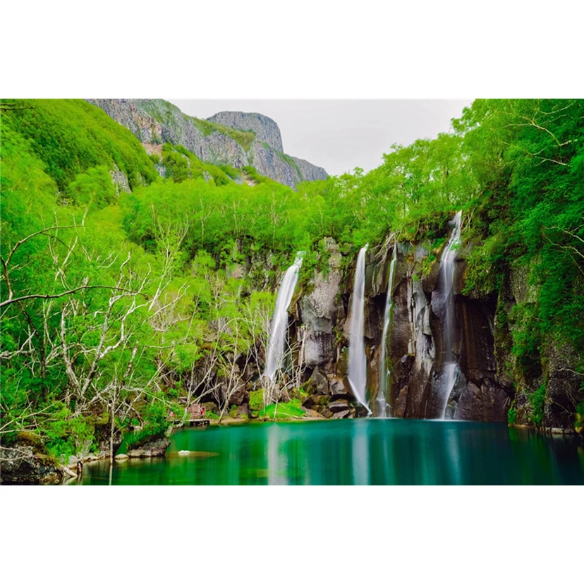 China_Changbai_Mountain_Lake_Green_Jungle_1366x768
