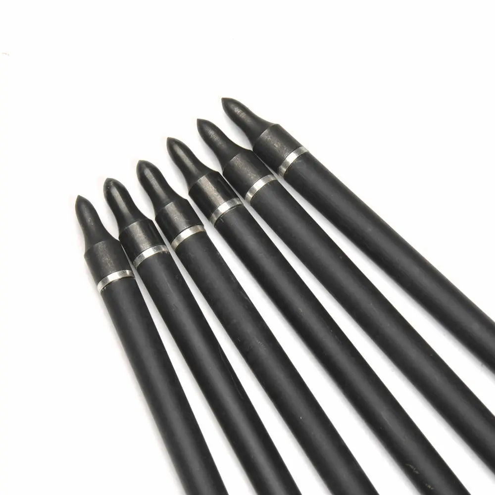 Online UNS RU 6 12 24 stücke 80 85cm 2 Grün und 1 Weiß Pfeile Wirbelsäule 500 carbon Pfeile OD7.6mm ID6.2mm Türkei Feder für Jagd Schießen