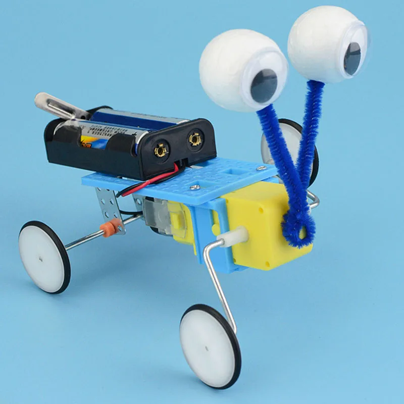  Diy Reptile Robot Animal Technological Invention Creative Electric Toy Handmade Assemble Toys Educa - 32992474675