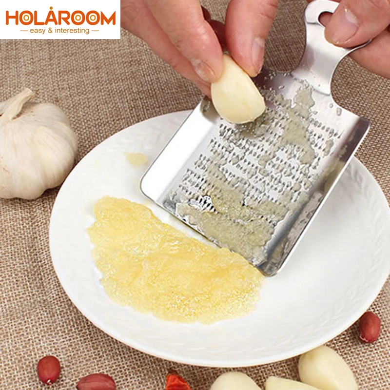 

Stainless Steel Ginger Shredder Wasabi Grinder Garlic Grater Kitchen Tools Peeler Cheese Potato Grater Cooking Tool