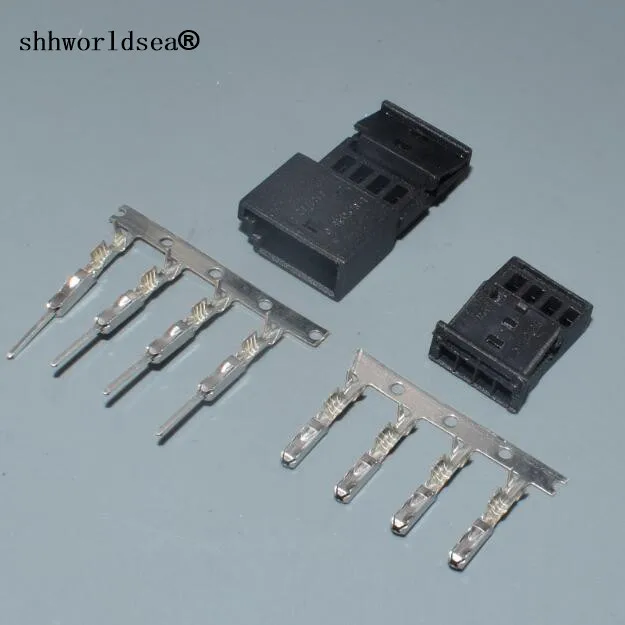 

shhworldsea 4 Pin/Way Tachograph Plug/sensor Plug /GT Door Light Atmosphere Light Connector 968813-9C 0-1452576-8 For BMW