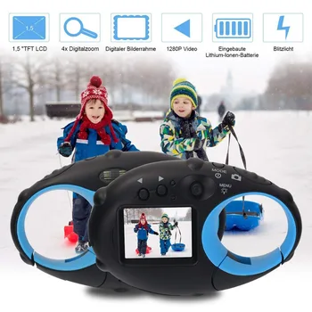 

Digital Kids Cameras Peas Kids Cameras with Frame Children Christmas Gifts For Boys Girls Video Camcorder 5MP 1.5inch Display