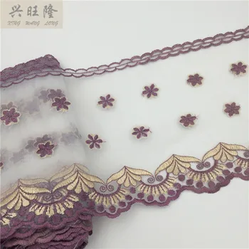 

XWL 9M/Lot 17cm Width Lace Trim Edging Curtain Cloth Pillow Sofa Braid Lace Accessories Ribbon DIY For Cloth Home Textile Decor