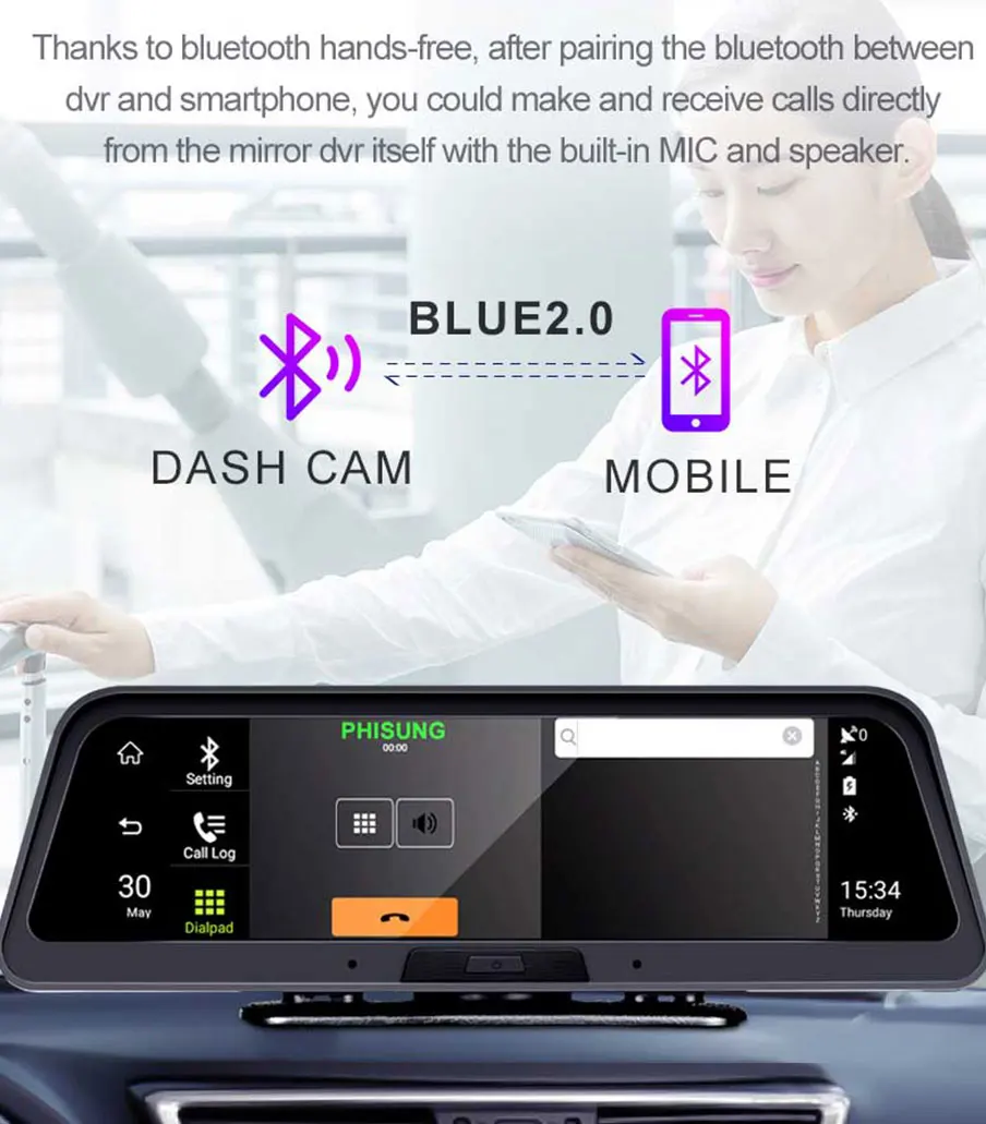 Anstar 1" 4G Автомобильная камера 1080P приборная панель Android 5,1 двойной объектив ADAS gps видеорегистратор DVRs Авто регистратор видеорегистратор DVR