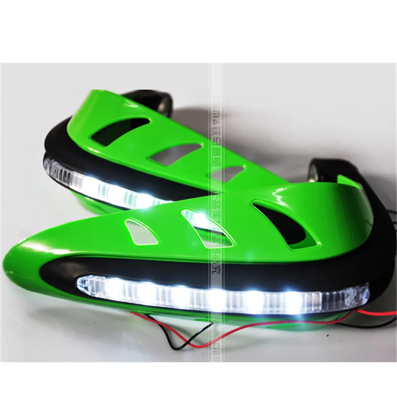 Moto защита рук с LED мини Байк аксессуары Мотокросс запчасти мотоцикл сигнал