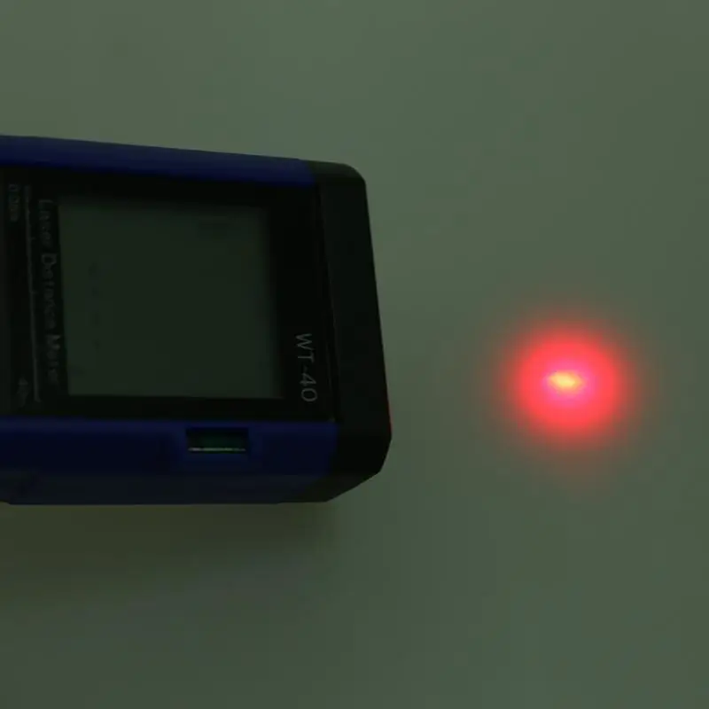 40 м Мини Портативный ручной лазерный дальномер цифровой лазерный дальномер Клейкие ленты измерить область/объем
