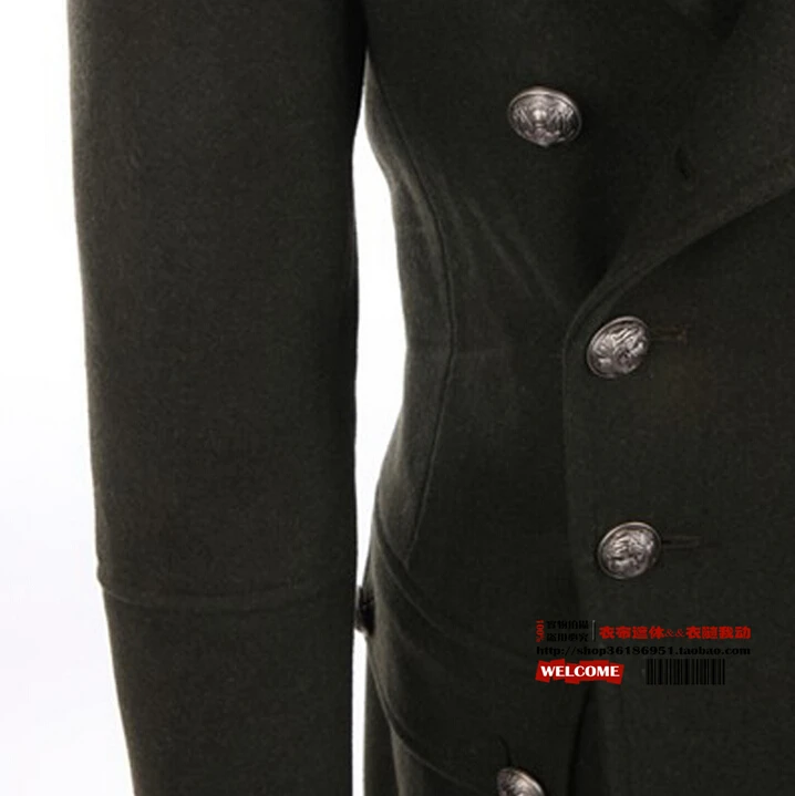 S-6XL! плюс размер зимнее мужское шерстяное пальто Длинная Дизайнерская верхняя одежда винтажное тонкое двубортное пальто костюм певицы