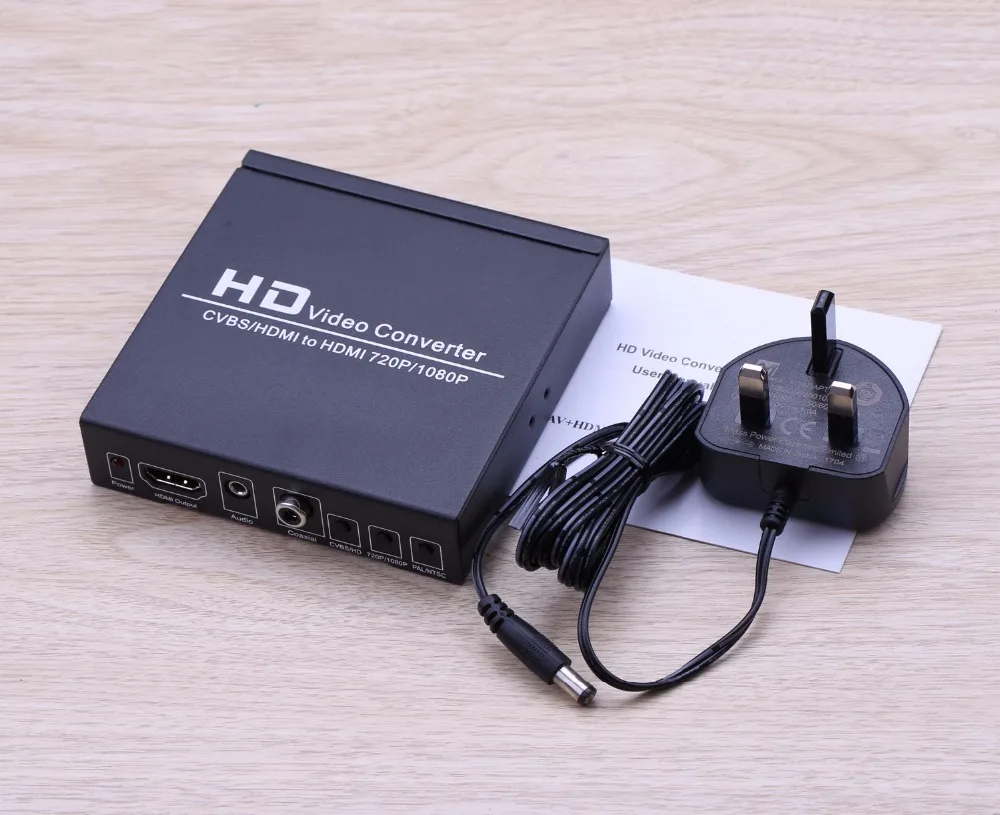 

CVBS/HDMI TO HDMI Converter AV to HDMI HD Video Adapter Convert 480I(NTSC)/576I(PAL) to 720P/1080P For Game Player DVD TV STB...