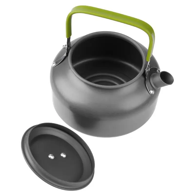 Panelas de Campismo Utensílios de Mesa ao ar Talheres de Viagem Chaleira de Café Pessoas Cooking Grupo Livre Tigelas Colher Piquenique Conjunto Panelas Pan 1-3 7 Utensílios de mesa Ao Ar Livre Talheres