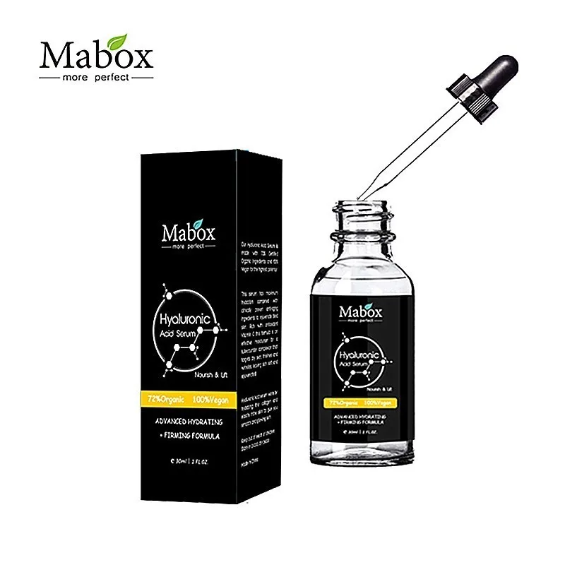 MABOX 30ml Hyaluronic Acid Serum+ Vitamin C Serum Anti-Aging Moisturizing Skin Care Firming Treatment Whitening Moisturizing