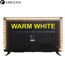 DC5V USB LED Strip Light TV Led Backlight Led Strip USB Power Supply SMD 3528 Stripes Tira Led Tape Lighting 50cm,1m,2m,3m,4m,5m