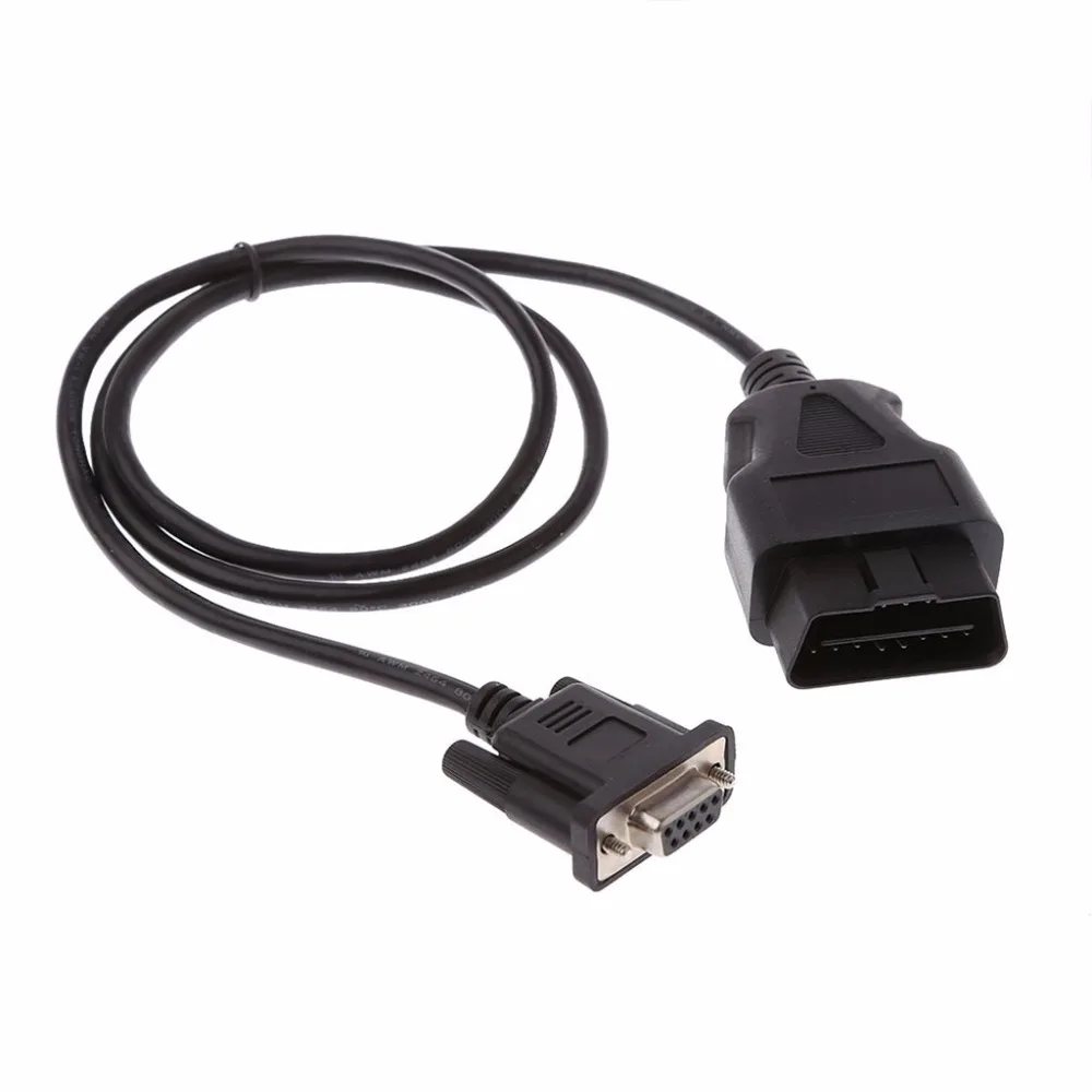 

1Pc Universal OBD2 16Pin TO DB9 RS232 Adapter Cable for Car Auto Diagnostic Interface OBD 2 Cable Extender 90cm New C45