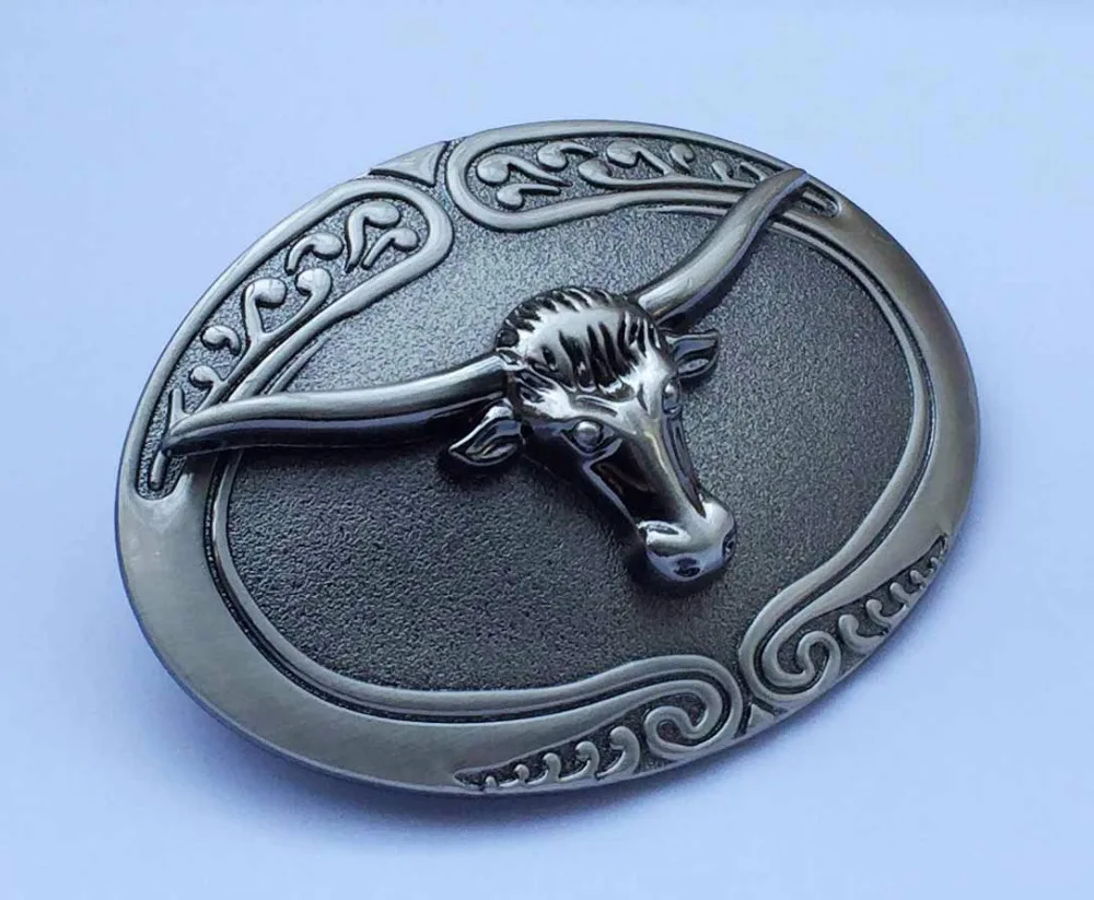 Western Bull Head цветочный пистолет пояс с пряжкой SW BY846 подходит для 4 см крепится на