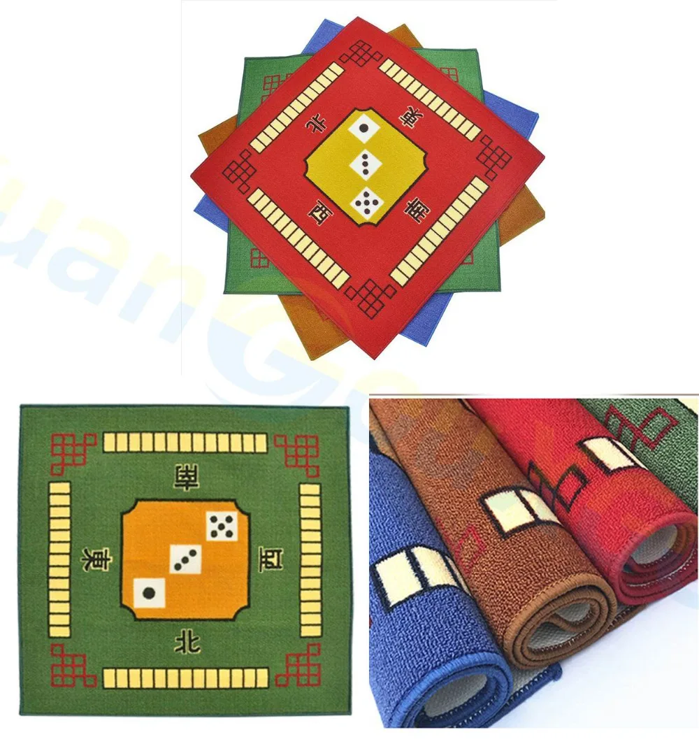5pcs Household multifunctional mahjong mat thickening poker mahjong