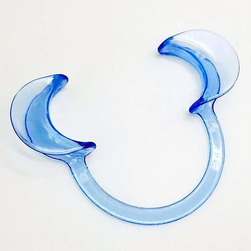 10 шт. Синий C-Форма интраоральной кармашек для губ преднатяжителями рот Открывалки зубные Инструменты в наличии, быстрая доставка