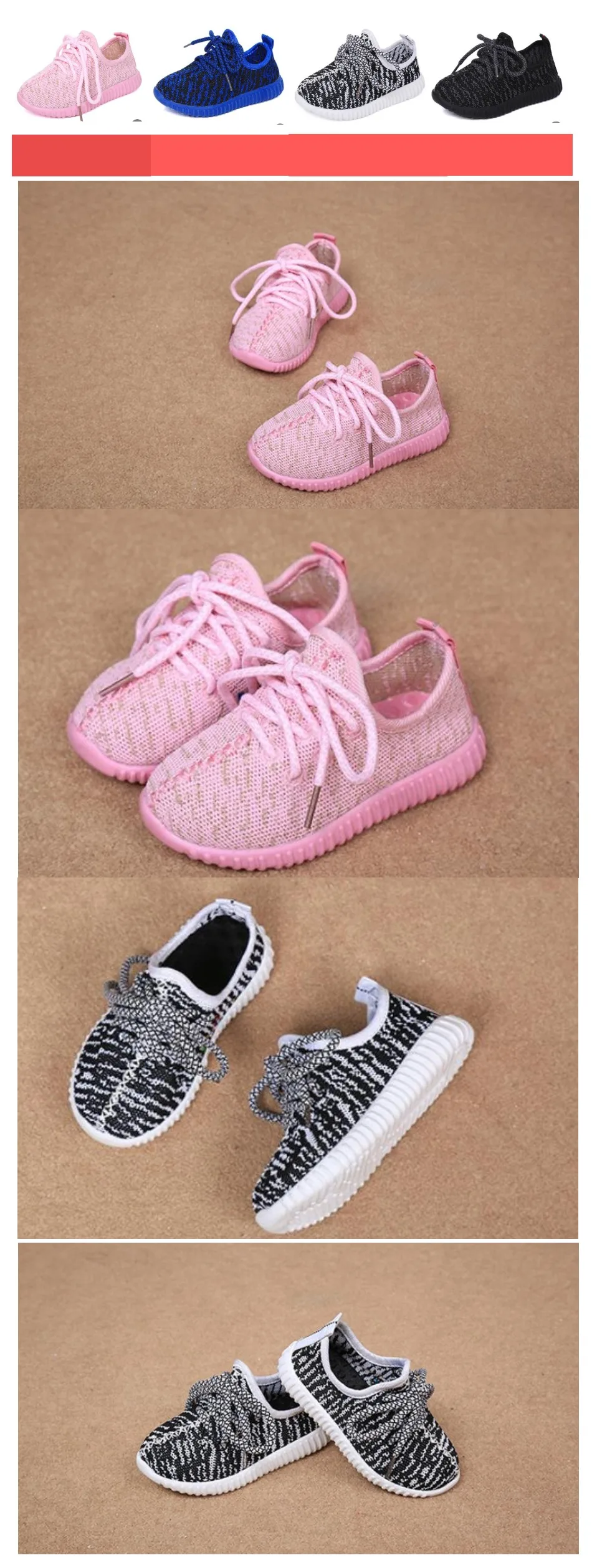 Детские кроссовки для малышей; повседневные сетчатые дышащие детские туфли для девочек и мальчиков; удобная обувь черного цвета; Милая Розовая обувь; sapato infantil