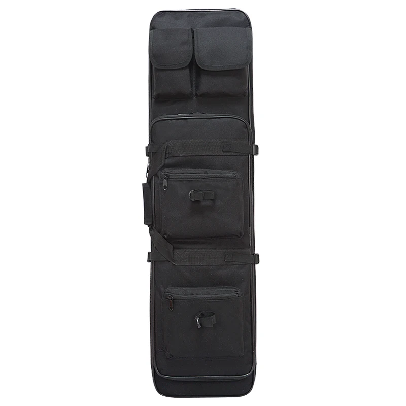 

800D encryption waterproof fishing bag 90cm 2 layer design multi-function fishing rod gun bag adjustable backpack for fishing