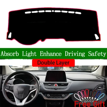 

Double Layer Car Stickers For JAC REFINE S3 2017 2018 Dashboard Cover Car Accessories Interior Anti-UV Car Decals