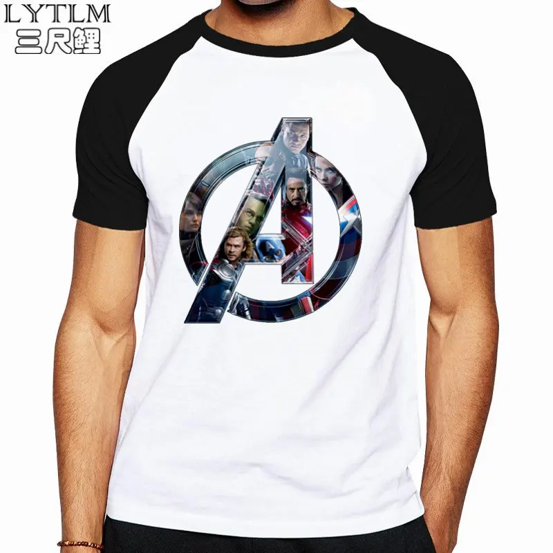 LYTLM Marvel Avengers Tshirt Homme Anime T Shirt Men Poleras Hombre Vintage Men Clothing 2018 Mens Short Sleeve Shirts Summer