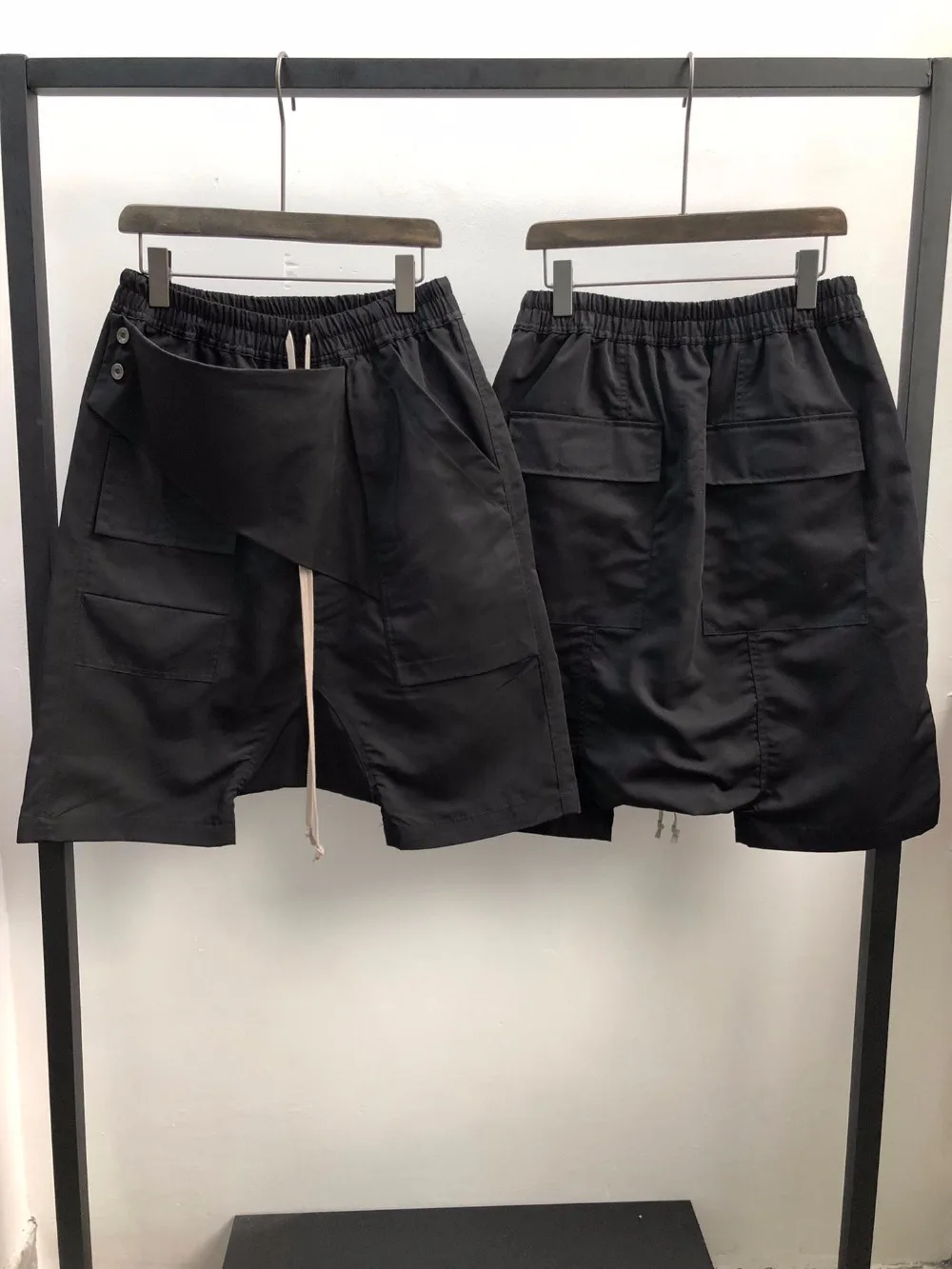 19ss Owen Seak мужские повседневные короткие шаровары в готическом стиле мужская одежда Спортивные штаны летние женские свободные черные короткие размер XL