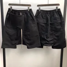 19ss Owen Seak мужские повседневные короткие шаровары в готическом стиле мужская одежда Спортивные штаны летние женские свободные черные короткие размер XL