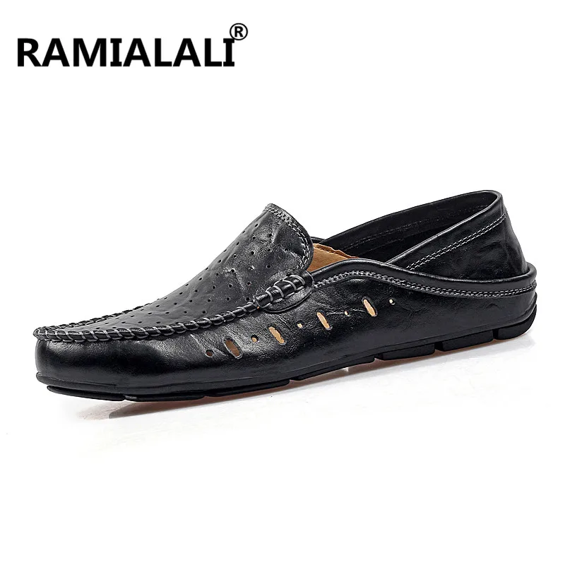

Men Shoes Leather Loafers Men Slip-On Solid Brand Casual Shoes Men Flats Shoes Leather Breathable Shoe Zapatos Hombre