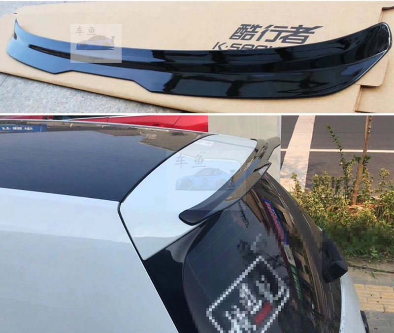 Для Volkswagen Golf MK7 MK7.5 спойлер 2014 2018 ABS пластик материал глянцевый черный цвет задний