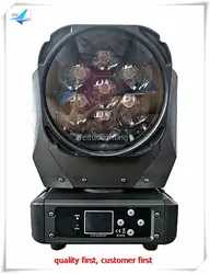 -12 шт. 7x40 Вт луч DMX 512 10/16 CH этап Moving Head Light зум вечерние DJ освещение