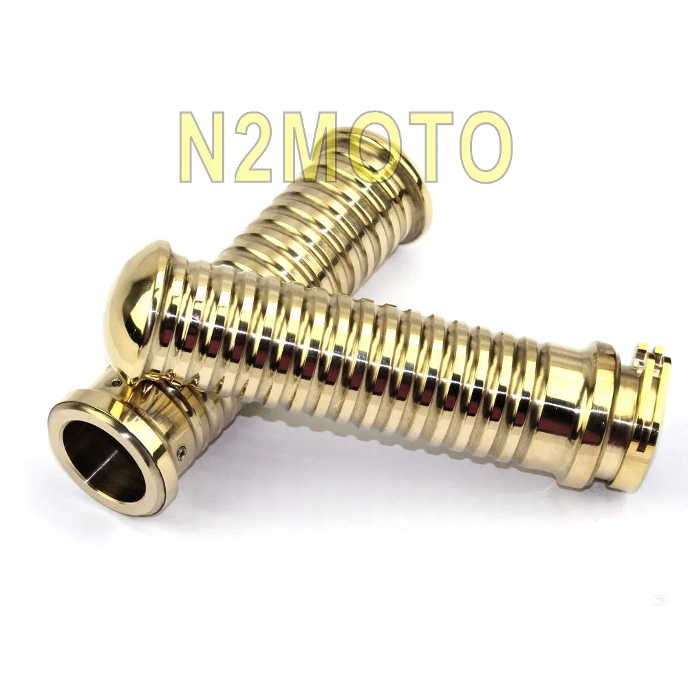 Brass CNC Aluminum 25mm Motorcycle Handlebar Grip Rough Craft for