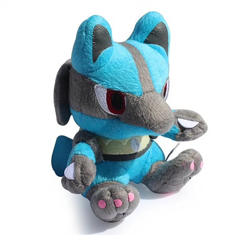 " 18 см Lucario плюшевые игрушки мягкие Peluche Игрушки Куклы Подарки для детей