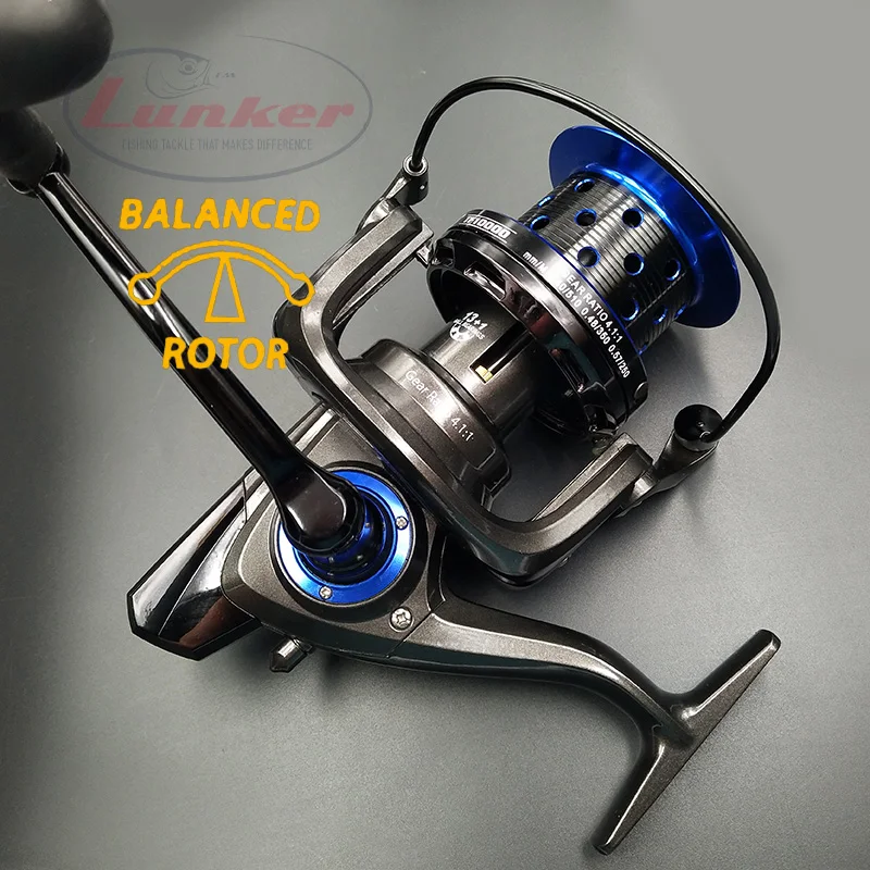

Lunker spinning reel balanced rotor worm shaft gear ratio fishing saltwater fresh water long cast 13+1 bearings