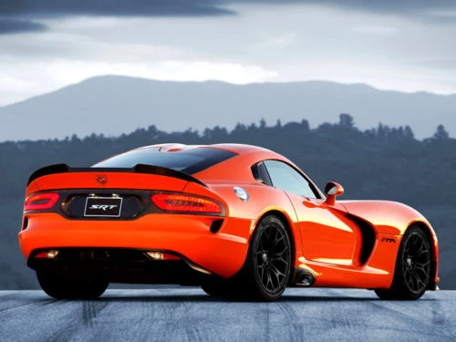 POSTER XXL POP ART DODGE VIPER ORANGE SW MUSCLE CAR USA DEKO ABSTRAKT BIS 150x90