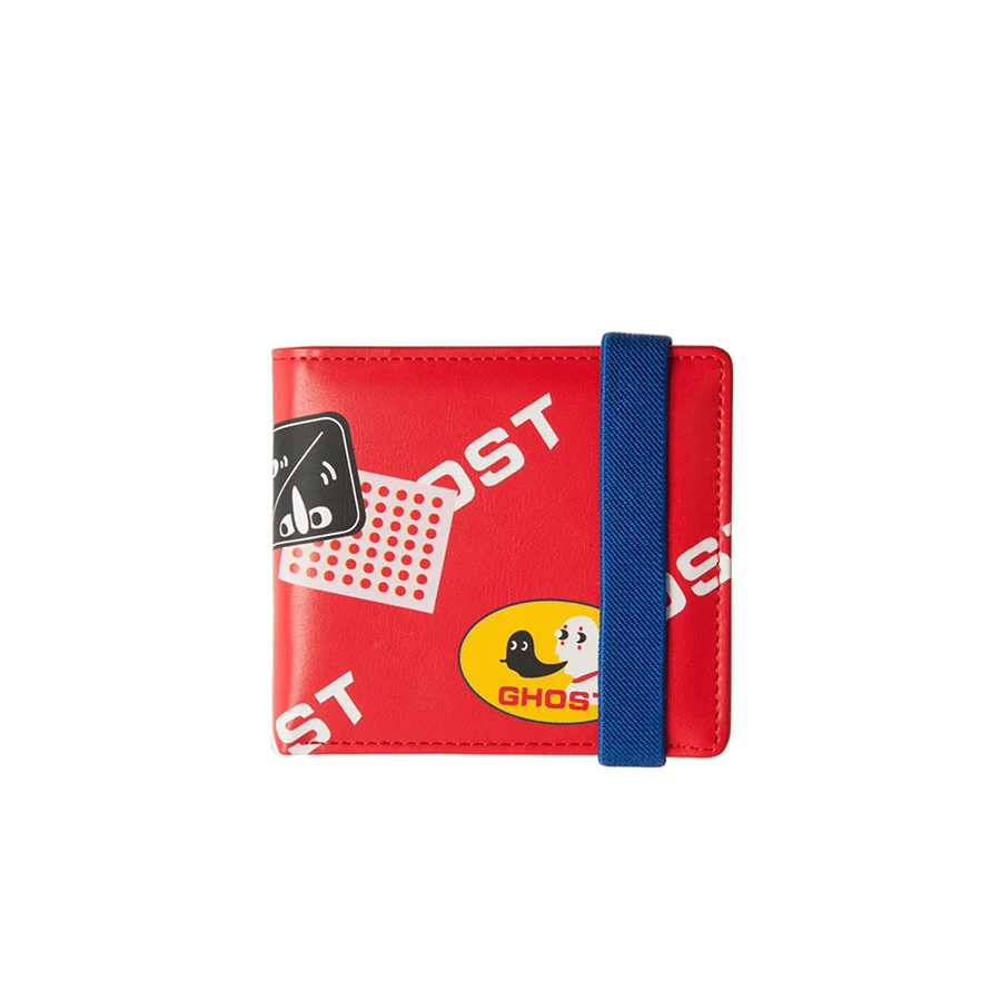 Creative PU printed short wallets in "Little Monster"series in 4colors/patterns originally