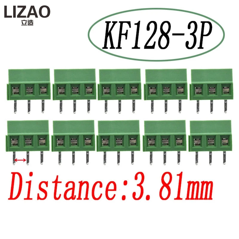 Фитиль 3 81 5 0 7 2 54 мм PCB винтовая Клеммная колодка|Интегральные схемы| |