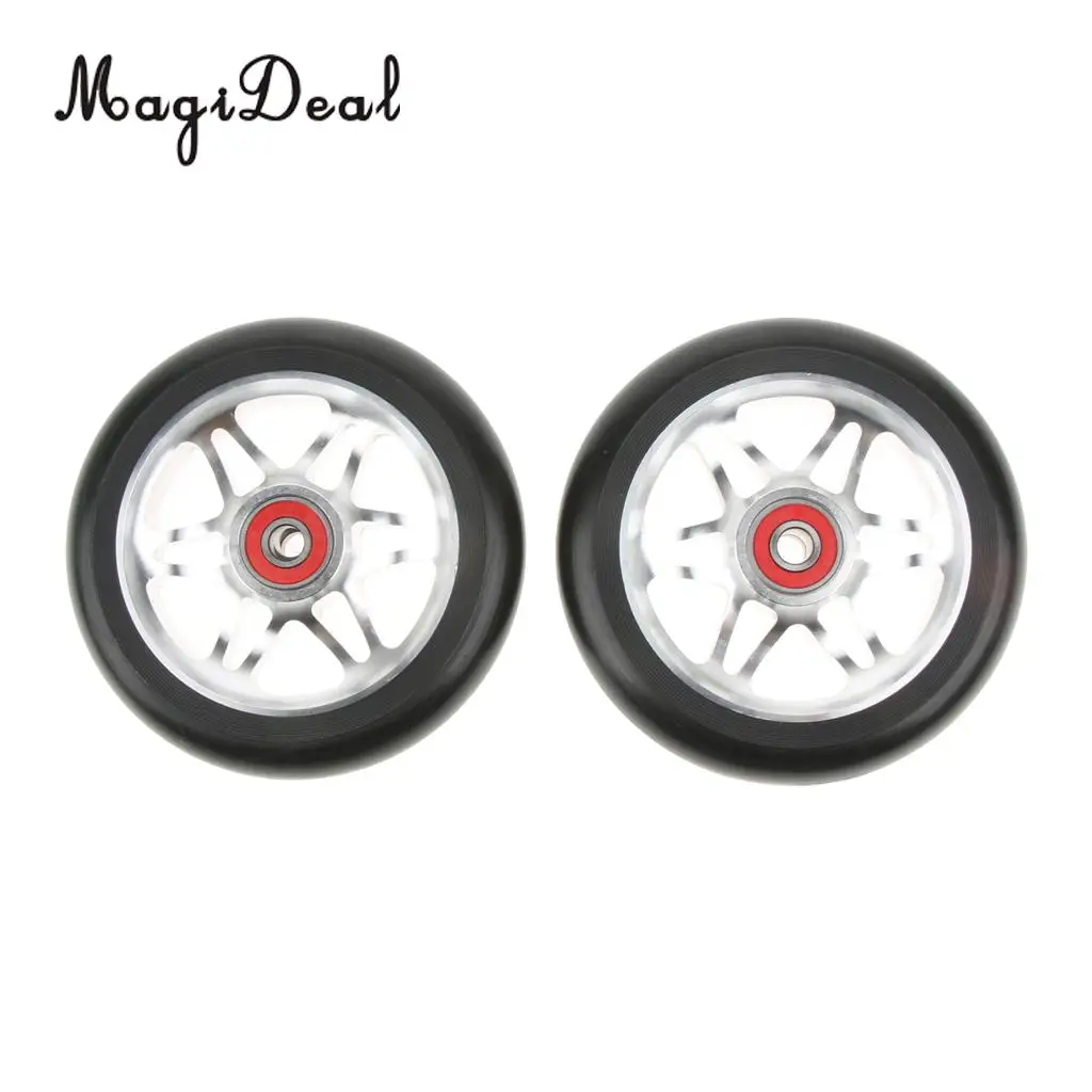 2-Pack 110mm Stunt Scooter Wheels With Standard Bearings