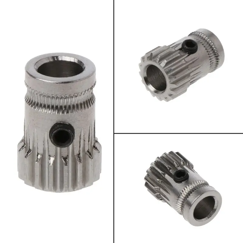 

Dual Extrusion Wheel Cloned Btech Gear Feeding Wheel 1.75 Filament M3 Set Screw for Prusa i3 MK3 3D Printer Parts #328