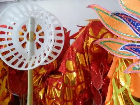 Белые скобы для костюма дракона |