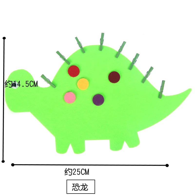 Детский сад Руководство Diy ткань Развивающие Игрушки для раннего обучения Монтессори учебные материалы математические игрушки милые животные - Цвет: 3