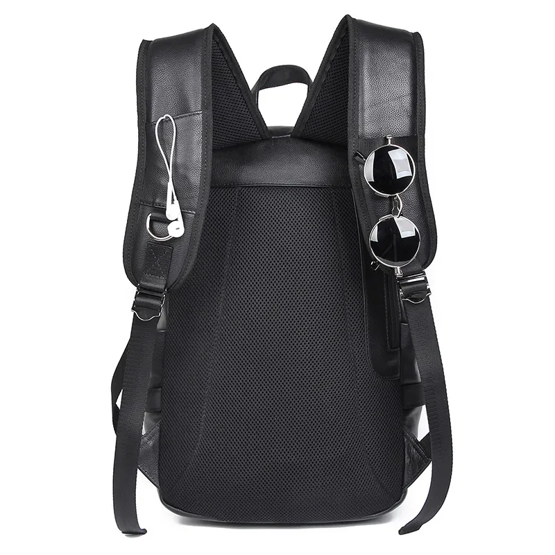 Nesitu Высокое качество черный наппа натуральная кожа женские мужские рюкзаки натуральная кожа женские мужские дорожные сумки Высокое качество M2018