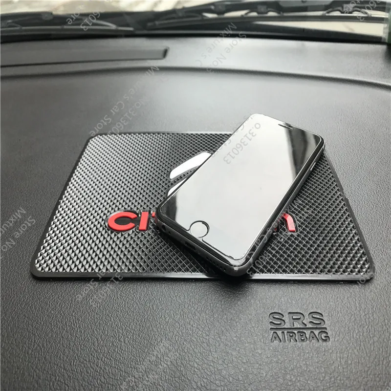 

1pc Anti-slip Mat Non Slip Pad With Car Logo For CITROEN C3-XR C4 PICASSO C5 AIRCROSS ELYSEE C-Quatre C-Triomphe Xsara Picasso