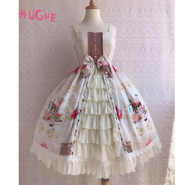 Icy-Dessert-Sweet-Printed-Chiffon-Party-Dress-Ruffled-Lolita-JSK-Dress-by-Yiliya7