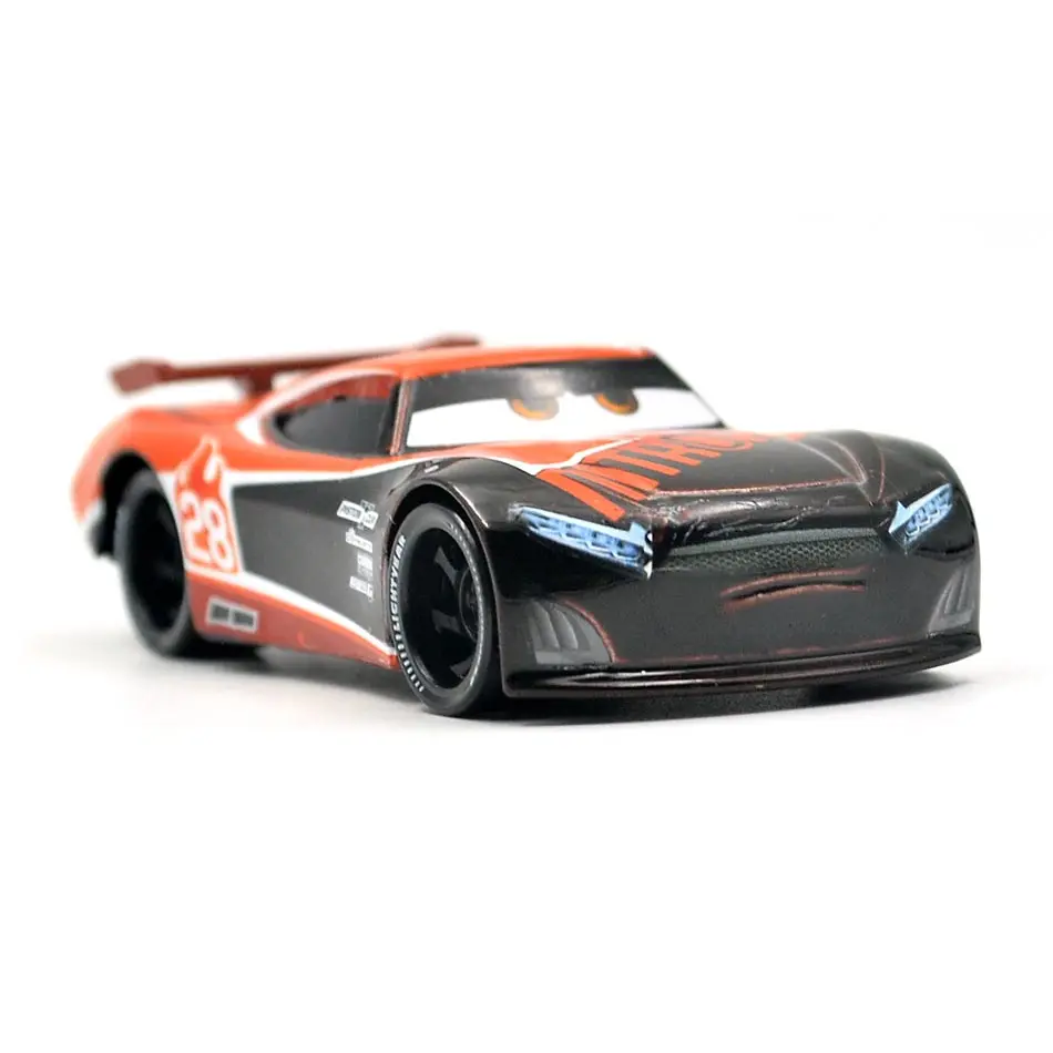 Disney Pixar Cars 3 Racing Center Tim beadless NO.28 металлический литой под давлением игрушечный