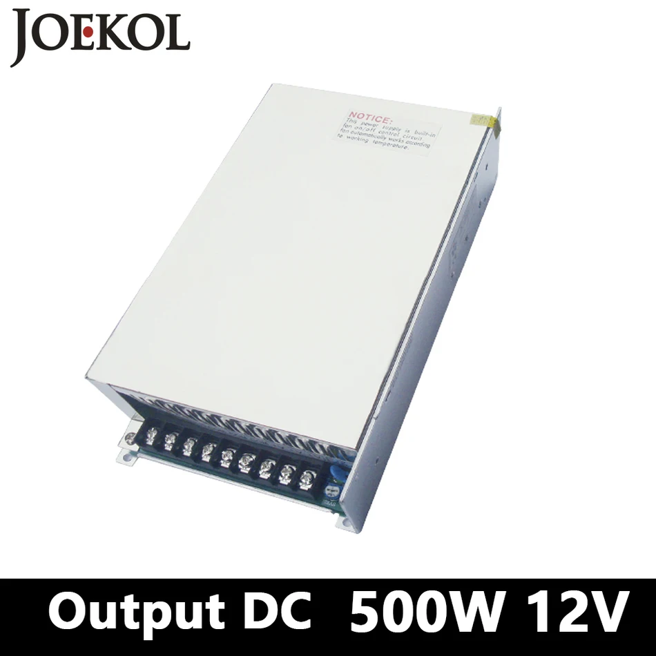 

Switching Power Supply 500W 12v 42A,Single Output Dc Power Supply For Led Strip,AC110V/220V Transformer To DC 12V,led Driver