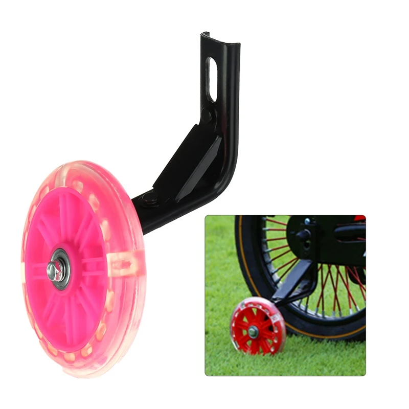 

1 Set Kids Children Bicycle Stabilisers 12- 20" Training Wheels Blue Pink Cycling Accessories New 2018