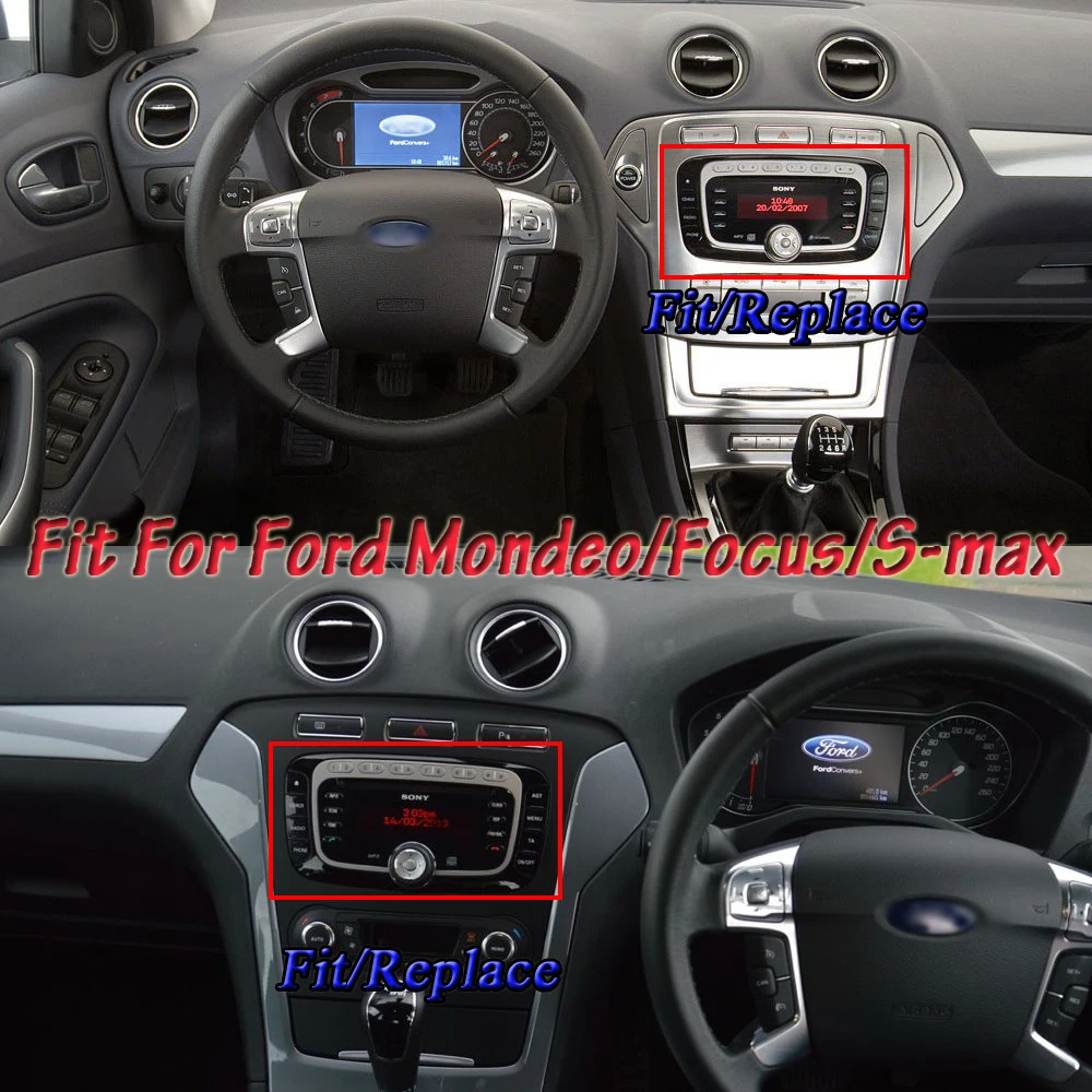 Discount Liandlee Car Android System For Ford For Focus For Mondeo S-max Radio CD DVD Player GPS Navi Navigation HD TV Screen Multimedia 5